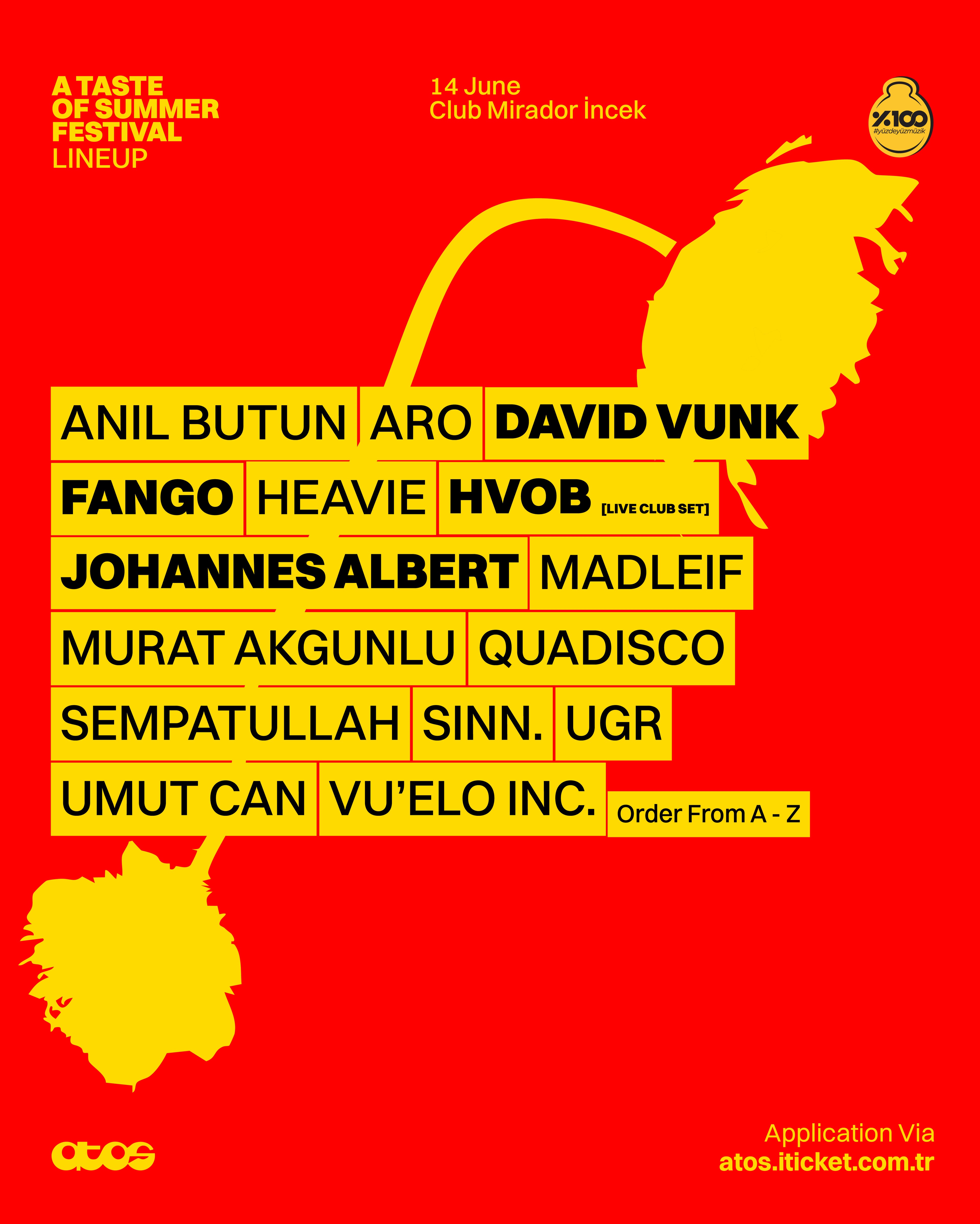 A Taste of Summer — full lineup poster